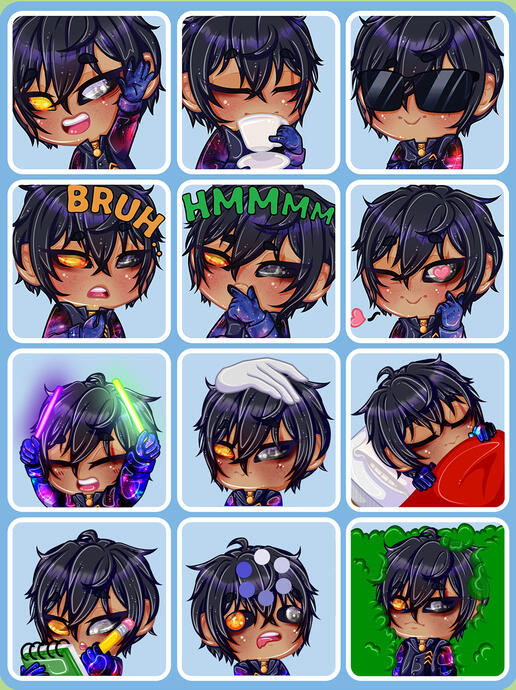 OC Owner: Lufer Zen (2 Emotes Pack)